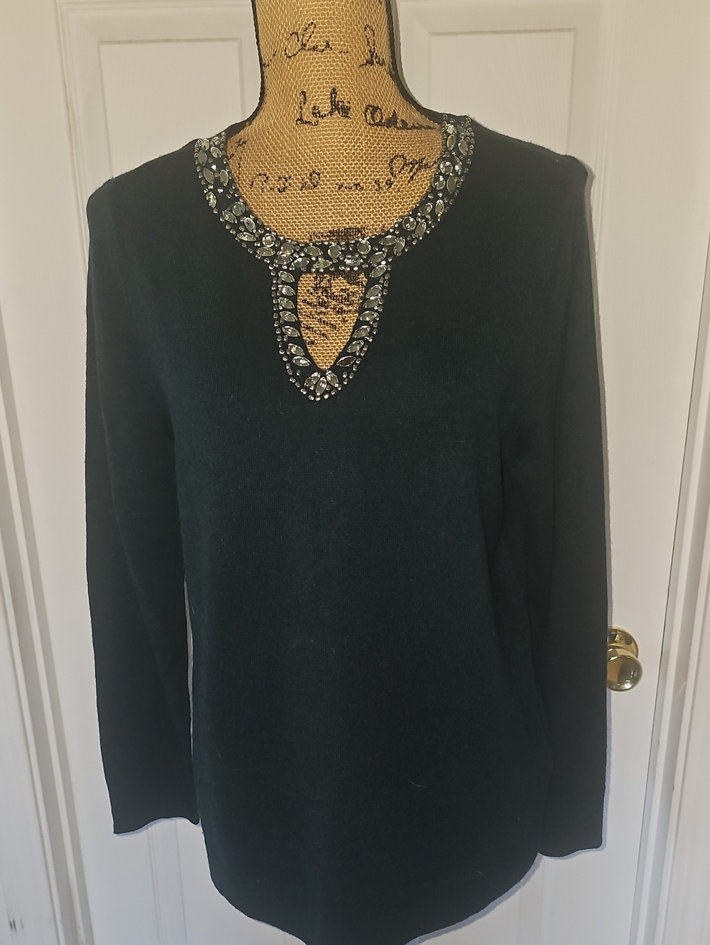 INC International Concepts Teal Knit Sweater